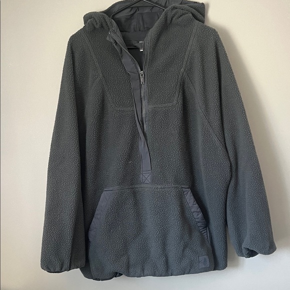 Free People Fleece Hooded Pullover - Picture 2 of 4